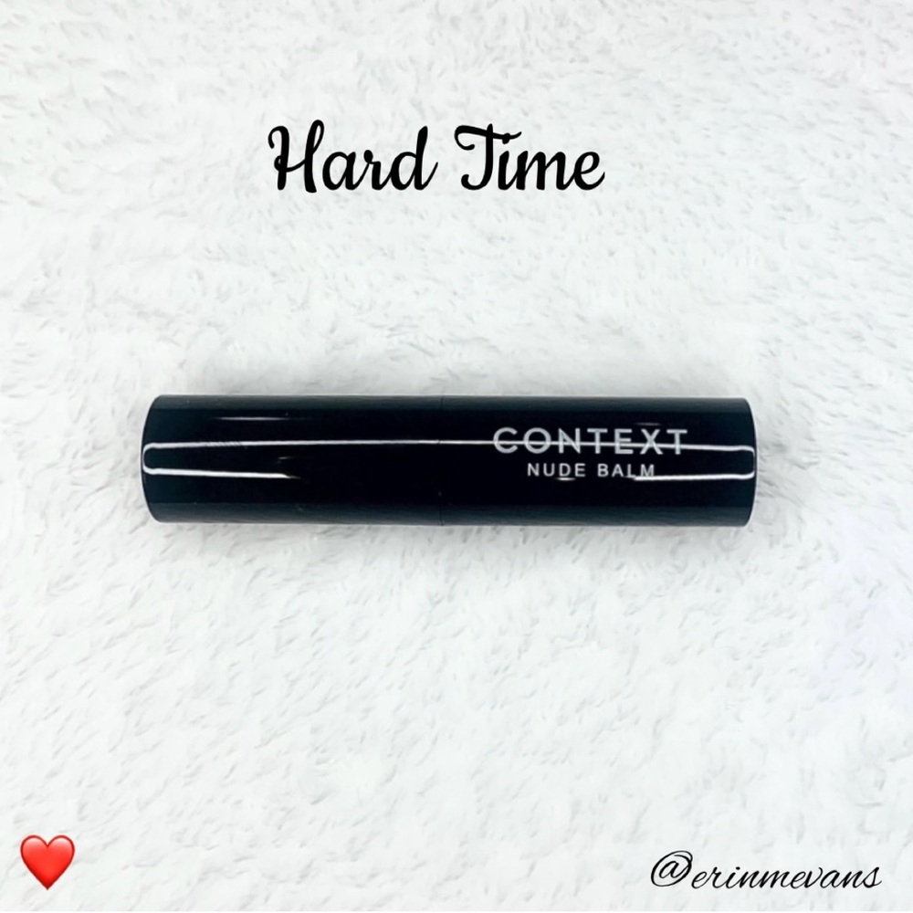 Context Skin Hard Time Brick Red Nude Lip Balm Full Size New